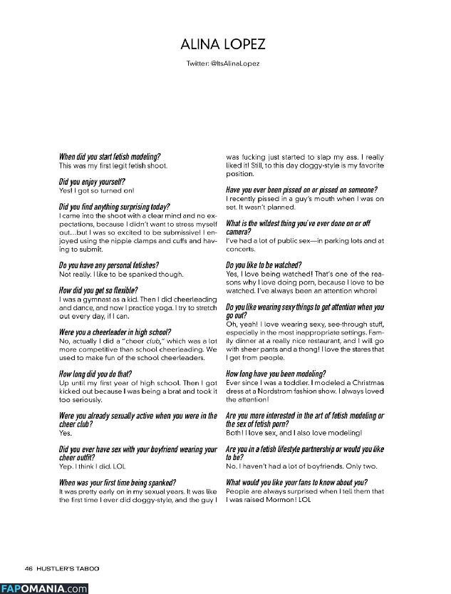 Alina Lopez / ItsAlinaLopez / itsalinalopezofficial Nu OnlyFans  Photo fuitée #1242