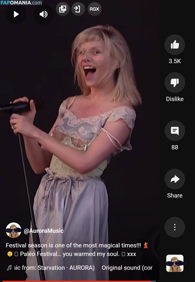 Aurora Aksnes / auroramusic / singer Nu OnlyFans  Photo fuitée #200