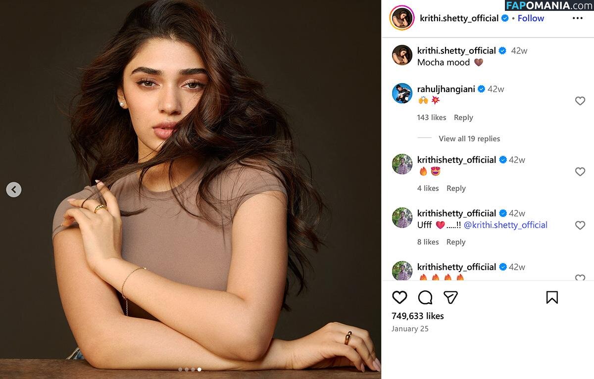 Krithi Shetty Nu OnlyFans  Photo fuitée #9