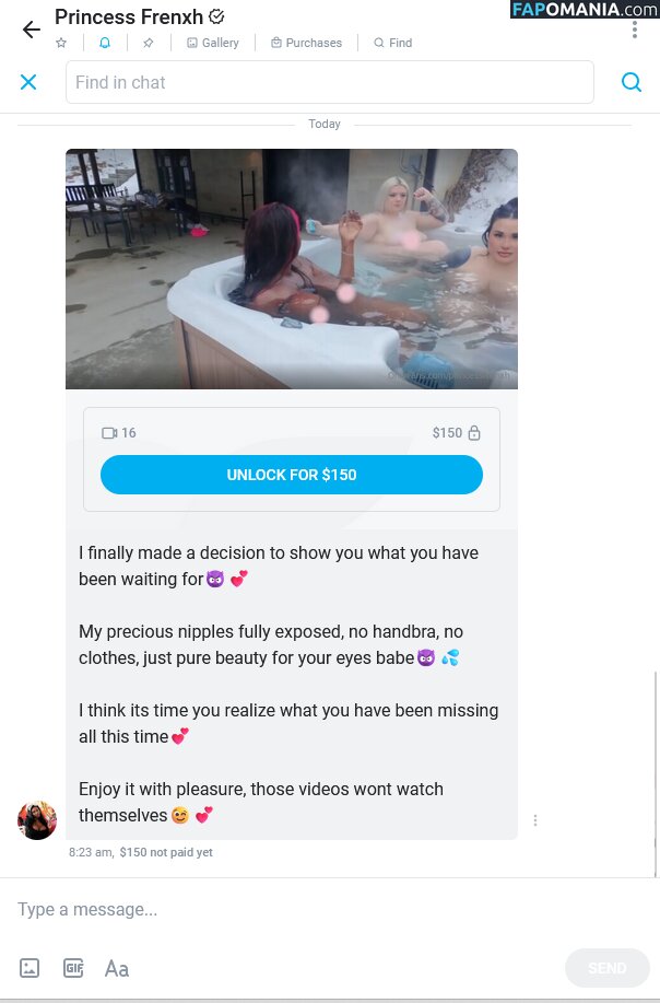 PrincessFrenxh / princesssfrenxh Nu OnlyFans  Photo fuitée #1